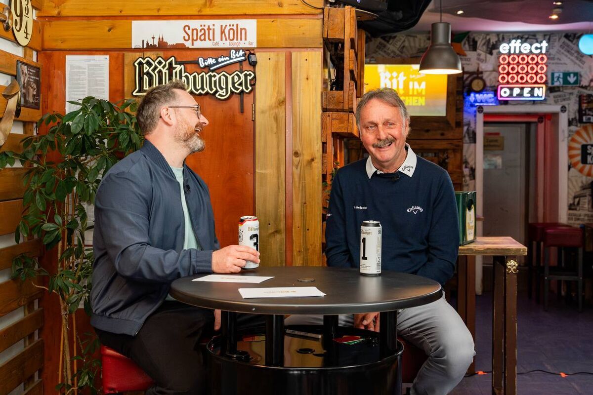 Robby Hunke am Büdchen beim Bitburger-Format Bit im Büdchen