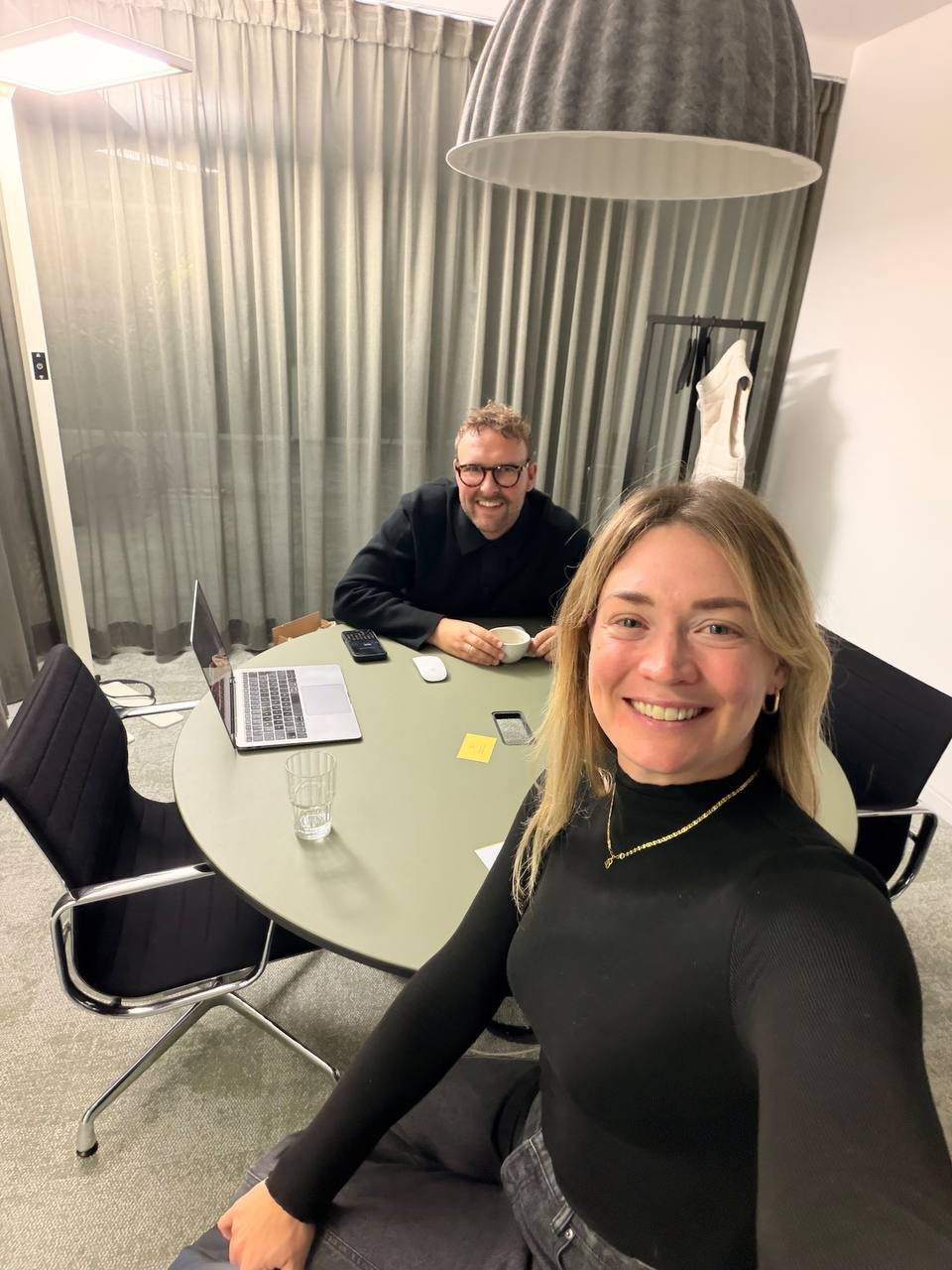 Romy Kölzer und Jonas Onstein beim Workshop